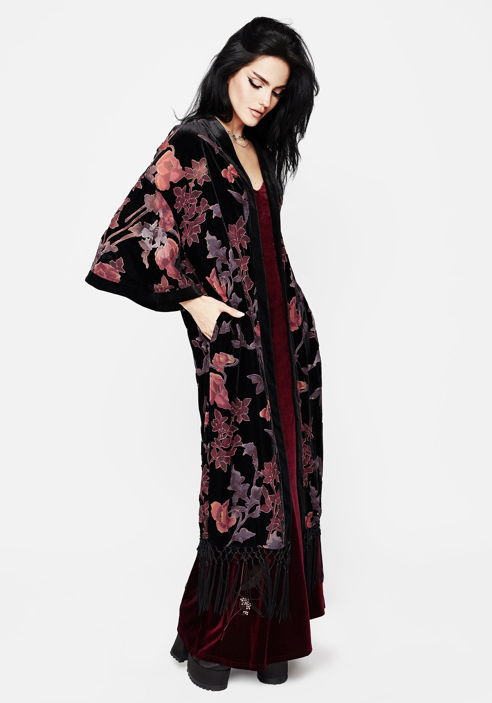 AW24M687WATERLILYBURNOUTFRINGETRIMLONGLINEKIMONO_004